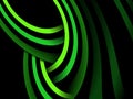 green lines abstraction Royalty Free Stock Photo