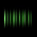 Green lights Lines on Black Background Abstract Design Modern Technology Vector Royalty Free Stock Photo