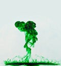 Green Liquid Explosion Royalty Free Stock Photo
