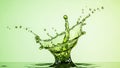 Green Liquid Splash Royalty Free Stock Photo
