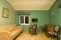 Green living room Royalty Free Stock Photo