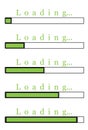 Green loading bar