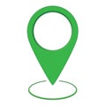 Green Location icon