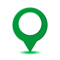 Green location pin icon