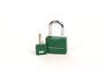 Green lock with Key