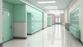 Green lockers cabinets furniture in a locker room at school or university for student. Royalty Free Stock Photo