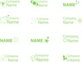 Green logo4 Royalty Free Stock Photo