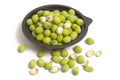 Green Lotus seeds in the bowl Royalty Free Stock Photo