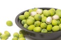 Green Lotus seeds in the bowl Royalty Free Stock Photo