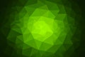GREEN Low poly crystal background with gradient , geometrical background ,Polygon design pattern. Low poly illustration, low