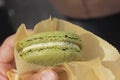 Green macaron