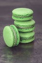 Green macaron Royalty Free Stock Photo