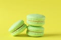 Green macarons