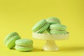 Green macarons