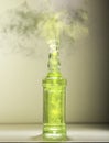 Green magic wizards potion