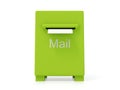 Green mail box