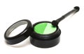 Green make-up eyeshadows Royalty Free Stock Photo