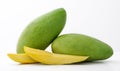 Green Mangoes Royalty Free Stock Photo