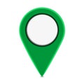 Green Map marker Royalty Free Stock Photo