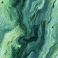 Green marble abstract texture with fluid swirling patterns and organic shapes Royalty Free Stock Photo