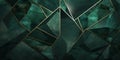 Green Marble Creative Abstract Geometric Wallpaper. Royalty Free Stock Photo