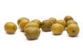 Green marinated oilve Royalty Free Stock Photo