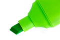 Green Marker Macro Closeup Isolated