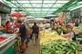 Zeleni venac is green market in the center of Belgrade, Serbia. Royalty Free Stock Photo