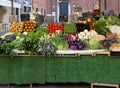 Green market stall