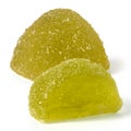 Green marmalade sweets