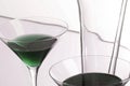 Green Martini Envy Royalty Free Stock Photo
