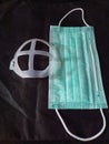 GREEN MASK AND INSERT MASK VITREOUS