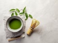 green matcha tea