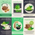 Green Matcha Tea Mini Banners
