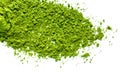 Green matcha tea powder Royalty Free Stock Photo
