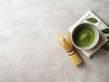 green matcha tea