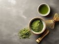 green matcha tea