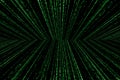 Green matrix background Royalty Free Stock Photo