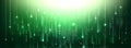 Green matrix code background with binary numbers Royalty Free Stock Photo