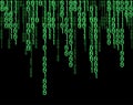 Matrix code Royalty Free Stock Photo