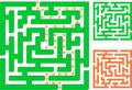Green maze Royalty Free Stock Photo