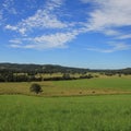 Green meadows near Wauchope Royalty Free Stock Photo