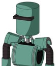 Green Mech With Cylinder Head And Black Visor Cyclops