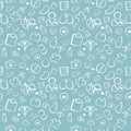 Green Medical Seamless Pattern