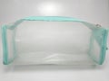 Green mesh portable transparent clear carry bag