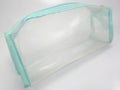 Green mesh portable transparent clear carry bag