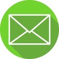 Green message icon