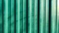 Green Metal fence with vertical picket fence and lines. Abstract background, frame, texture with place for text and copy Royalty Free Stock Photo