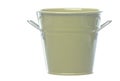 Green Metal Pail Isolated