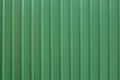 Green metal sheet wall background. Royalty Free Stock Photo